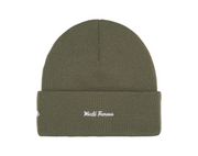 New Era x Supreme Box Logo Beanie Light Olive (FW25)