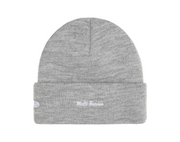 New Era x Supreme Box Logo Beanie Heather Grey (FW25)