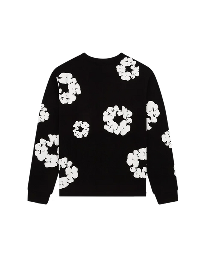 Kup oryginalne Denim Tears Long Sleeve Cotton Wreath T-shirt Black DT-DTLSCW-NAVY - widok z drugiego boku - Sneakersy