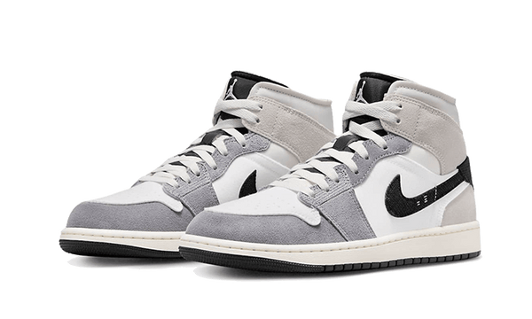 Air Jordan 1 Mid SE Craft Cement Grey - Kup oryginalne Air Jordan 1 Mid SE Craft Cement Grey DZ4136-002 - widok z drugiego boku - Sneakersy