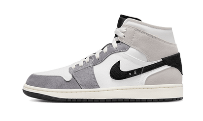 Air Jordan Air Jordan 1 Mid SE Craft Cement Grey szaro-czarny - widok główny z boku | Saturaise.com