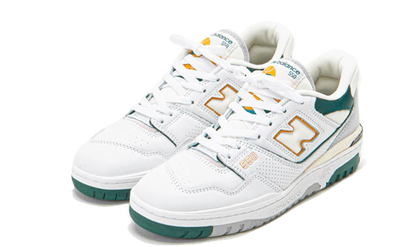 Kup oryginalne New Balance 550 White Nightwatch Green - widok z drugiego boku - Sneakersy