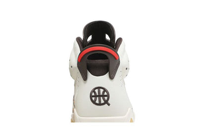 100% Oryginalne Air Jordan 6 Retro Quai 54 Sail Brown (2020) - widok z tyłu - 1150.00 PLN