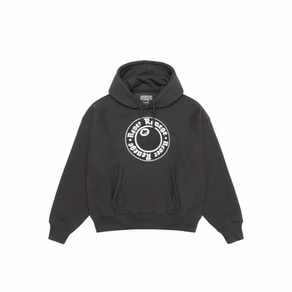 Stussy Denim Tears x Stussy Never Renege Hoodie Black czarny - widok główny z boku | Saturaise.com