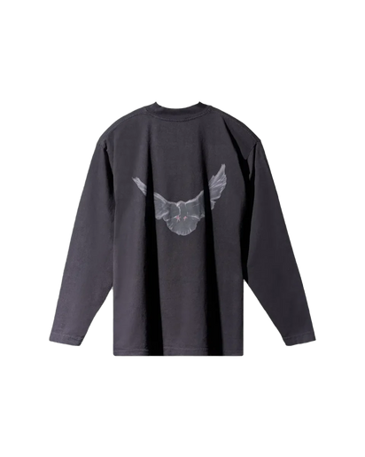 Kup oryginalne Yeezy Gap Engineered by Balenciaga Dove Longsleeve Tee Black - widok z drugiego boku - Sneakersy