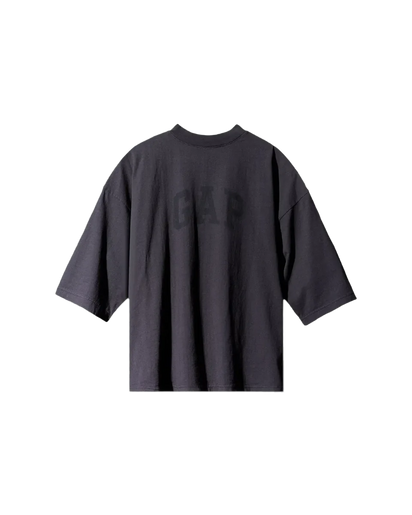 Adidas Yeezy Gap Engineered by Balenciaga Dove 3/4 Sleeve Tee czarny-biały - widok główny z boku | Saturaise.com