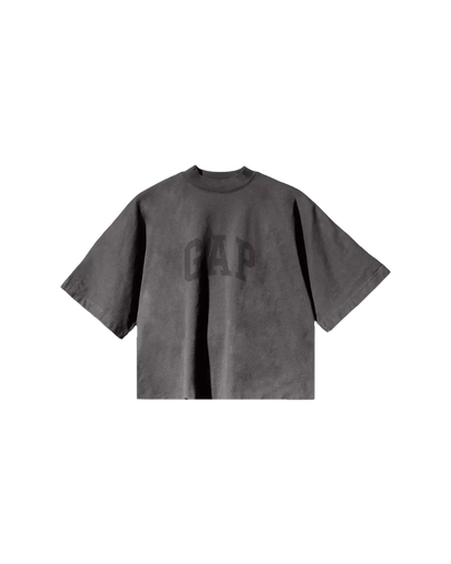 Adidas Yeezy Gap Engineered by Balenciaga Dove No Seam Tee Dark Grey biały-czerwony - widok główny z boku | Saturaise.com
