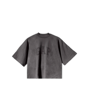 Adidas Yeezy Gap Engineered by Balenciaga Dove No Seam Tee Dark Grey biały-czerwony - widok główny z boku | Saturaise.com