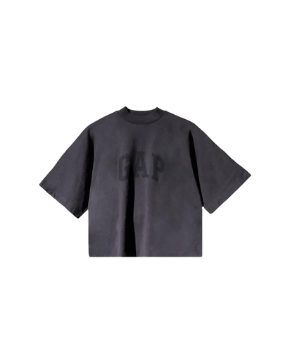 Adidas Yeezy Gap Engineered by Balenciaga Dove No Seam Tee Black czarny-biały - widok główny z boku | Saturaise.com