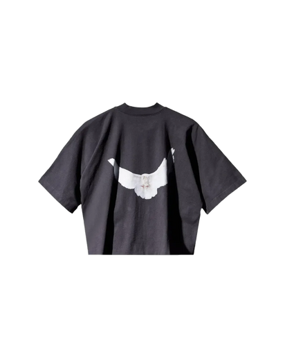 Kup oryginalne Yeezy Gap Engineered by Balenciaga Dove No Seam Tee Black - widok z drugiego boku - Sneakersy