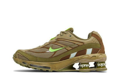 Nike Shox Ride 2 Supreme Kaki - widok główny z boku - Streetwear
