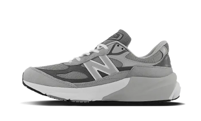 New Balance 990 V6 Made In USA szary-brązowy - widok główny z boku | Saturaise.com