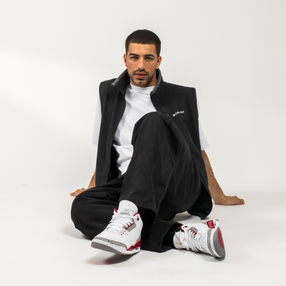 100% Oryginalne Air Jordan 3 Retro Cardinal Red - widok z tyłu - 1325.00 PLN