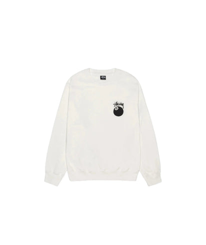 Stussy Stussy 8 Ball Pigment Dyed Crewneck Natural - widok główny z boku - Streetwear