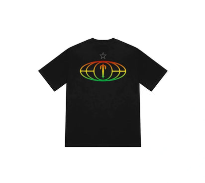 Trapstar Trapstar Warrior Kings 2.0 Tee Black - widok główny z boku - Streetwear