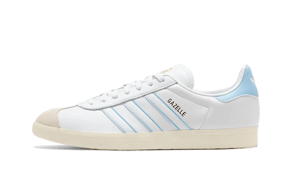 Adidas Gazelle Argentina biały-niebieski - widok główny z boku | Saturaise.com