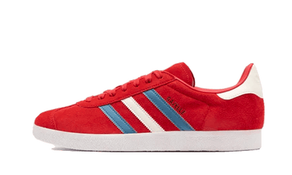 Adidas Gazelle Chile biały-czerwony - widok główny z boku | Saturaise.com