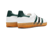 Buty Adidas Gazelle Indoor White Collegiate Green - widok z przodu - Rozmiary EU