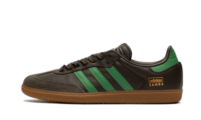 Adidas Samba OG Shadow Olive Green czarno-szary - widok główny z boku | Saturaise.com