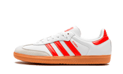 Adidas Samba OG White Solar Red Gum biały-czerwony - widok główny z boku | Saturaise.com