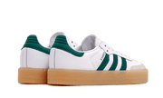 Buty Adidas Samba White Collegiate Green Gum - widok z przodu - Rozmiary EU