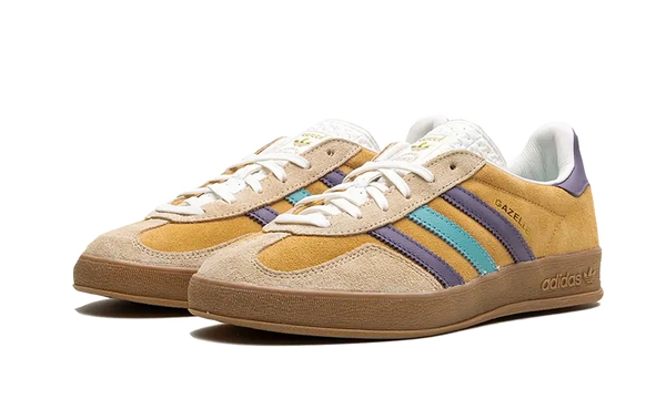 Gazelle Indoor Glow Orange Shadow Violet - Kup oryginalne Gazelle Indoor Glow Orange Shadow Violet - widok z drugiego boku - Sneakersy