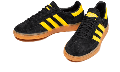 Kup oryginalne Handball Spezial Black Yellow - widok z drugiego boku - Sneakersy