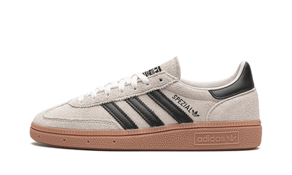 Adidas Handball Spezial Aluminum Core Black czarny-biały - widok główny z boku | Saturaise.com