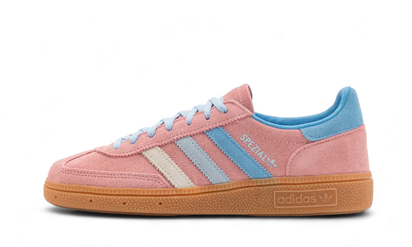 Adidas Handball Spezial Semi Rose Spark biały-niebieski - widok główny z boku | Saturaise.com