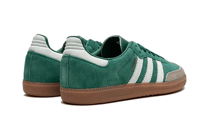 Buty Adidas Samba OG Collegiate Green Gum Grey Toe - widok z przodu - Rozmiary EU