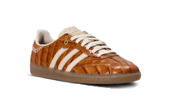 Adidas Samba Wales Bonner Brown Croc - Kup oryginalne Adidas Samba Wales Bonner Brown Croc JH9826 - widok z drugiego boku - Sneakersy