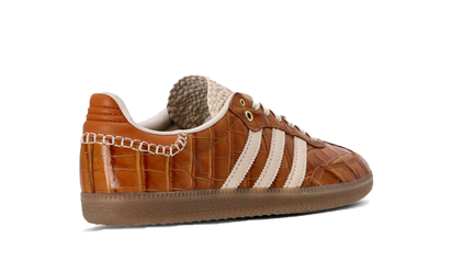 Buty Adidas Adidas Samba Wales Bonner Brown Croc - widok z przodu - Rozmiary EU
