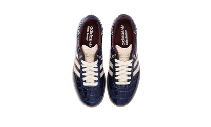 100% Oryginalne Adidas Samba Wales Bonner Navy Croc - widok z tyłu - 2050.00 PLN