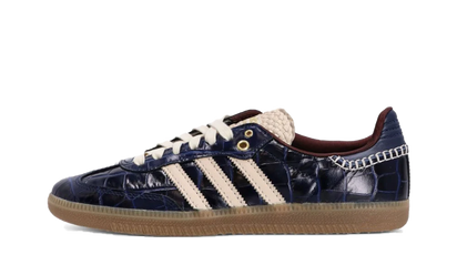 Adidas Adidas Samba Wales Bonner Navy Croc biały-czerwony - widok główny z boku | Saturaise.com