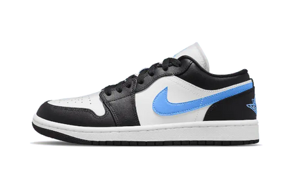 Air Jordan Air Jordan 1 Low Black University Blue niebiesko-biały - widok główny z boku | Saturaise.com