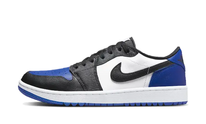 Air Jordan Air Jordan 1 Low Golf Royal Toe czarno-niebieski - widok główny z boku | Saturaise.com