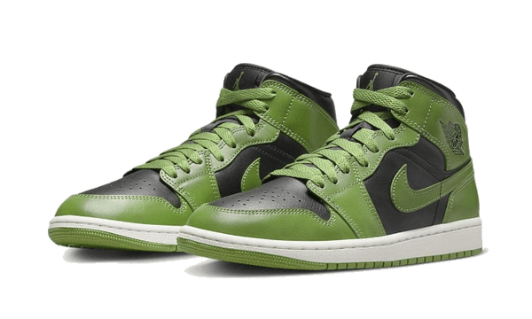 Air Jordan 1 Mid Altitude Green - Kup oryginalne Air Jordan 1 Mid Altitude Green BQ6472-031 - widok z drugiego boku - Sneakersy