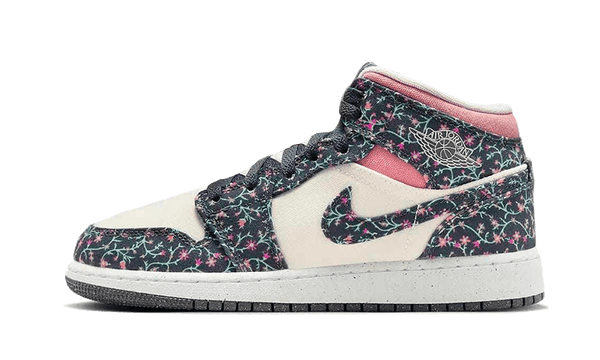 Air Jordan 1 Mid Floral Canvas