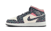 Air Jordan Air Jordan 1 Mid Floral Canvas czerwony - widok główny z boku | Saturaise.com