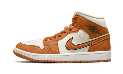 Air Jordan Air Jordan 1 Mid SE Sport Spice czarny-biały - widok główny z boku | Saturaise.com