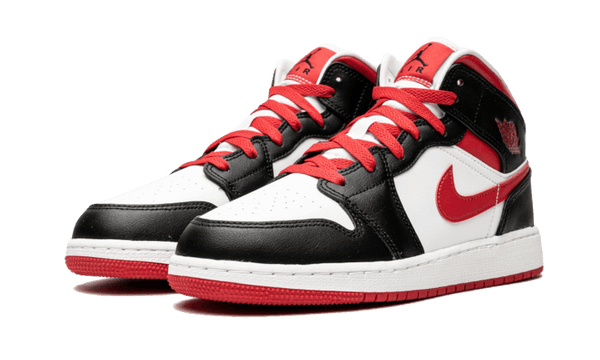 Air Jordan 1 Mid Very Berry - Kup oryginalne Air Jordan 1 Mid Very Berry 554725-016 - widok z drugiego boku - Sneakersy