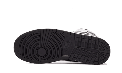 100% Oryginalne Air Jordan 1 Mid White Black - widok z tyłu - 775.00 PLN