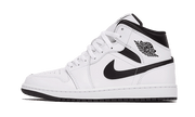 Air Jordan Air Jordan 1 Mid White Black czarny-biały - widok główny z boku | Saturaise.com