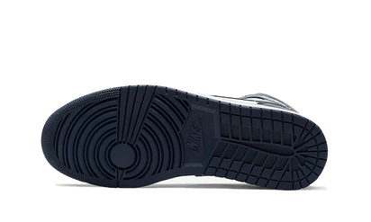 Buty Air Jordan Air Jordan 1 Mid White Metallic Gold Obsidian - widok z przodu - Rozmiary EU