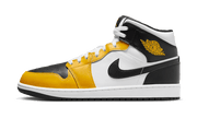 Air Jordan Air Jordan 1 Mid Yellow Ochre czarny-biały - widok główny z boku | Saturaise.com