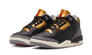 Kup oryginalne Air Jordan 3 Retro Black Cement Gold - widok z drugiego boku - Sneakersy