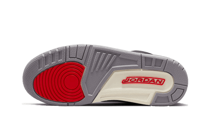 Buty Air Jordan Air Jordan 3 Retro Black Cement Gold - widok z przodu - Rozmiary EU