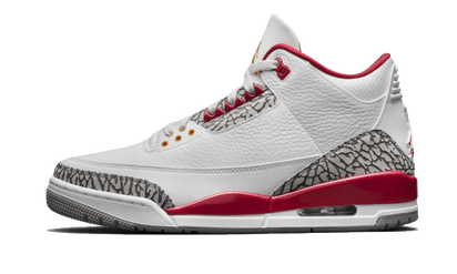Air Jordan Air Jordan 3 Retro Cardinal Red szaro-czarny - widok główny z boku | Saturaise.com