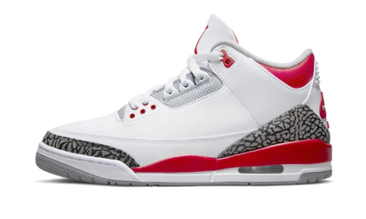 Air Jordan Air Jordan 3 OG Fire Red szaro-czarny - widok główny z boku | Saturaise.com
