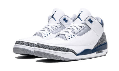 Kup oryginalne Air Jordan 3 Retro Midnight Navy - widok z drugiego boku - Sneakersy